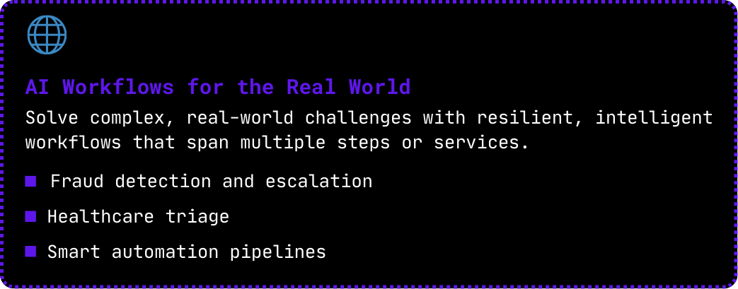 Collaborative Intelligence Build systems where multiple agents, services, or components collaborate to solve tasks intelligently. Team-based AI decision making Agent-to-agent coordination Dynamic  (1)