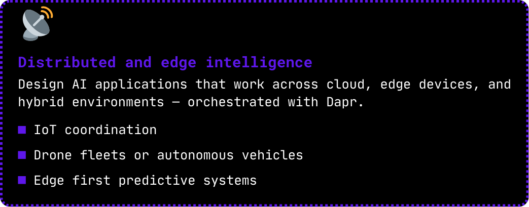 Collaborative Intelligence Build systems where multiple agents, services, or components collaborate to solve tasks intelligently. Team-based AI decision making Agent-to-agent coordination Dynamic  (3)